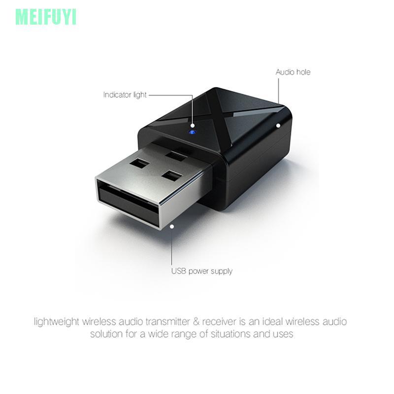 Bộ Thu Tín Hiệu Bluetooth Không Dây 2 Trong 1 Meifuyi 5.0 Cho Xe Hơi