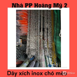 DÂY XÍCH CHÓ MÈO INOX LOẠI 2LY,3LY4LY,DÀI 1MET3