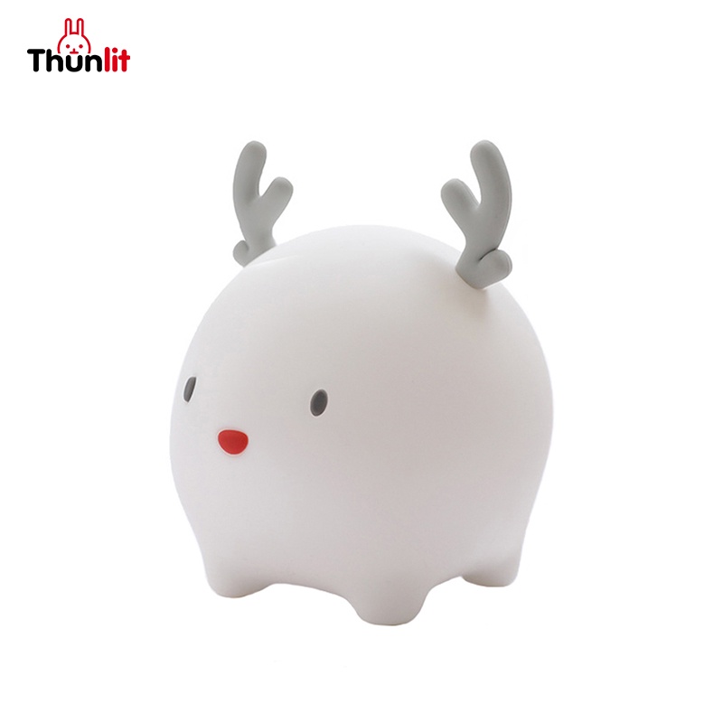 Đèn ngủ Thunlit sạc USB nhiều màu thiết kế kiểu hươu dễ thương