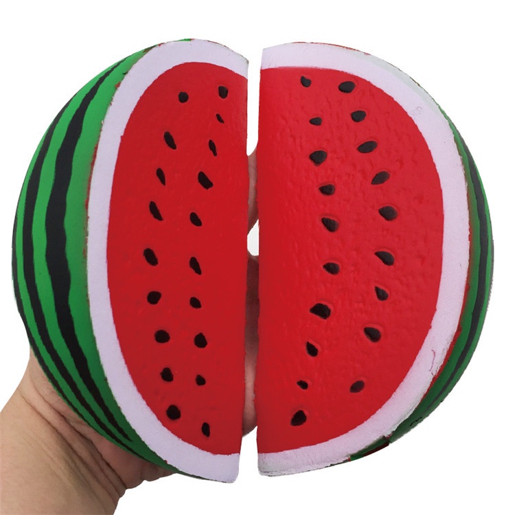 Squishy Lớn JUMBO Hình nửa miếng dưa hấu Đồ Chơi Xốp Giảm Stress Hình mềm mịn dễ Thương đàn hồi Cho Bé