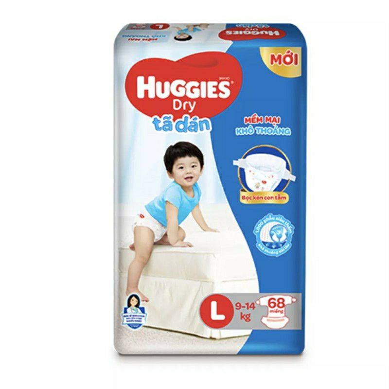 Tã dán huggies L68 miếng