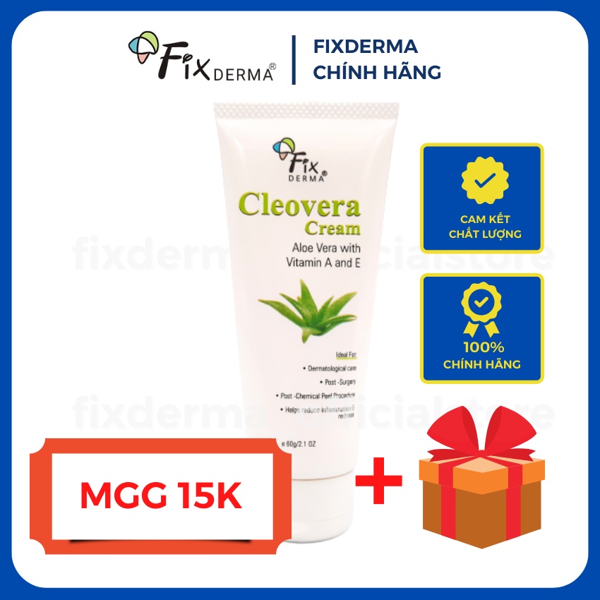 Kem Dưỡng Da Mặt Fixderma Cleovera Cream: tăng cường độ ẩm, dưỡng trắng da hiệu quả
