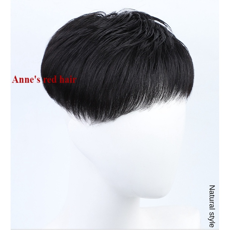 Bộ tóc giả ngắn màu sáng phong cách Hàn Quốc cho nam