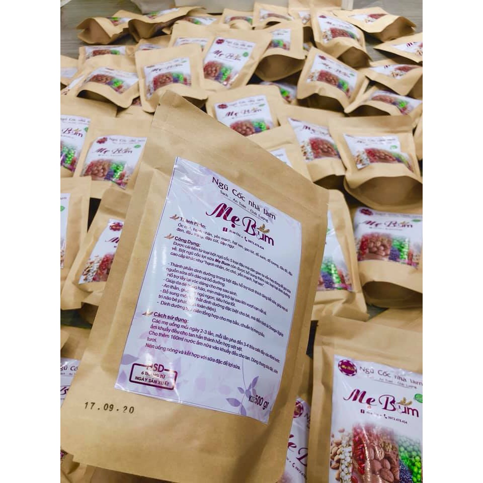 Bột Ngũ Cốc Mẹ Bum - Nhà Làm - Giúp Lợi Sữa Bà Bầu
