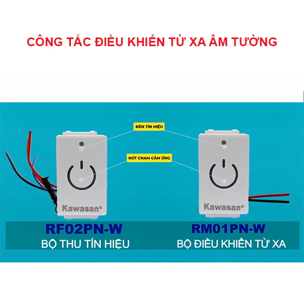HẠT CÔNG TẮC ĐIỀU KHIỂN TỪ XA ÂM TƯỜNG