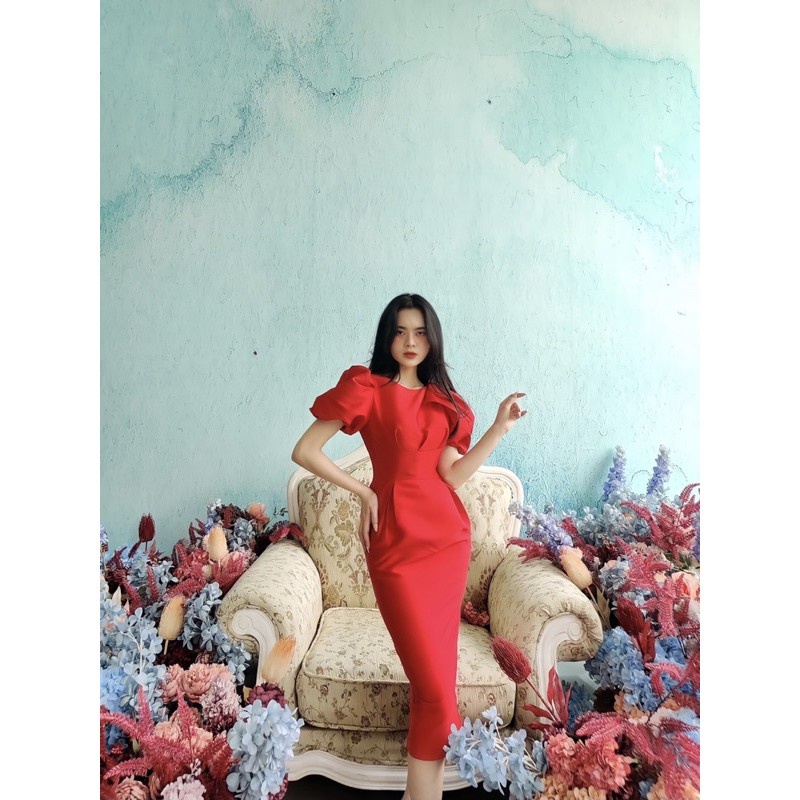 ⚡️⚡️VÁY TAFFA HÀN NƠ CHÉO TAY ĐỒNG SANG CHẢNH