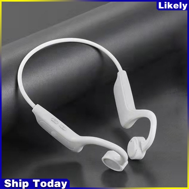 Tai Nghe Treo Vành Cổ Bluetooth Không Dây Truyền Âm Qua Xương