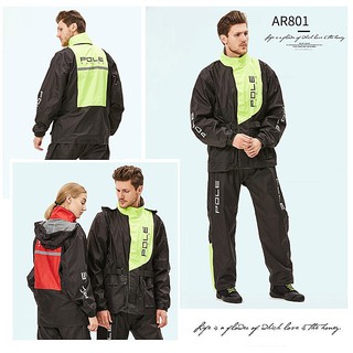 Áo mưa cao cấp 2 lớp POLE RACING - CÓ MŨ