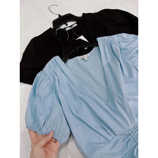 Đầm body nhún dây rút xuất dư xịn