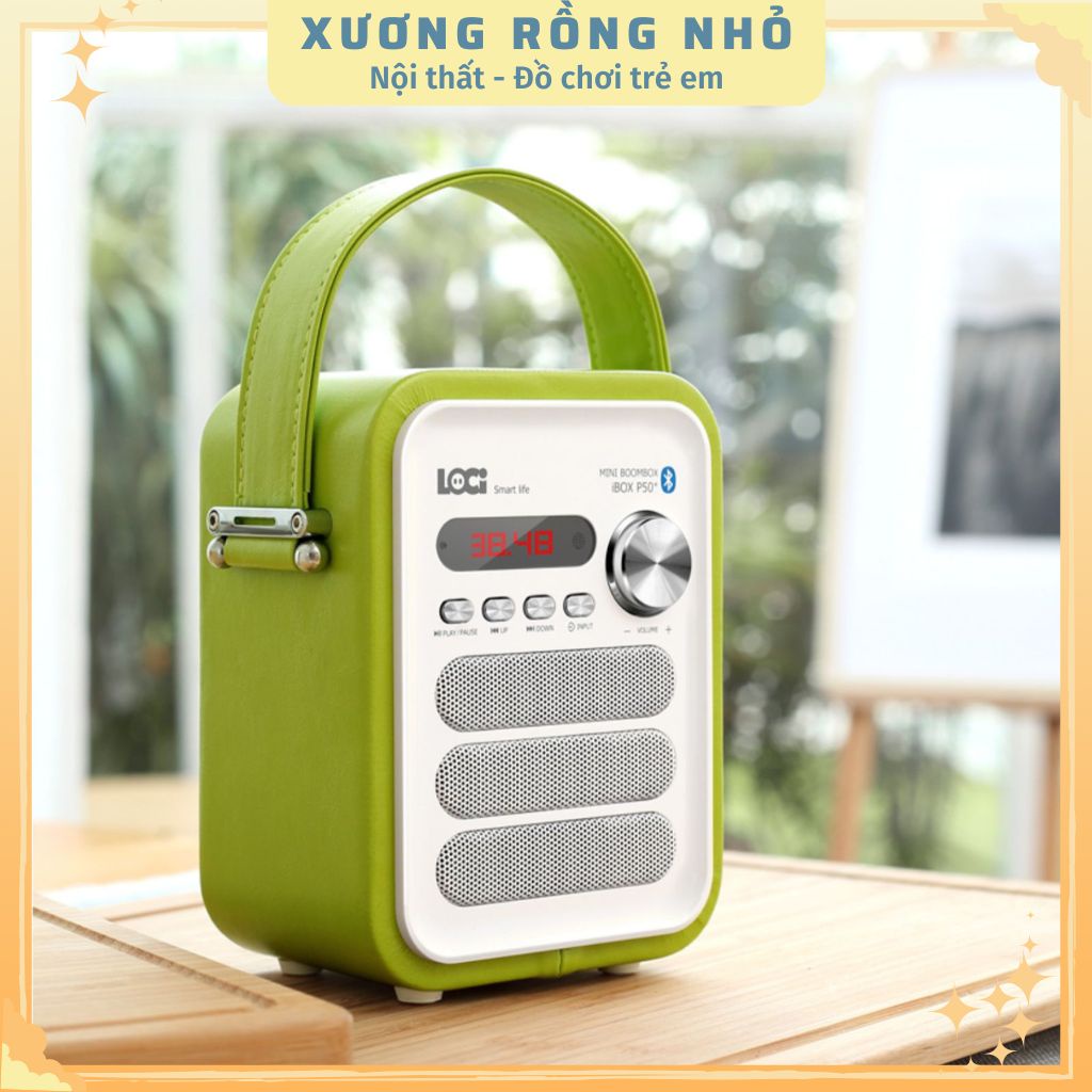 Loa Loci P50 Bản nâng cấp, loa nghe tiếng Anh cho bé bao gồm List bài hát 10000 bài học tiếng Anh