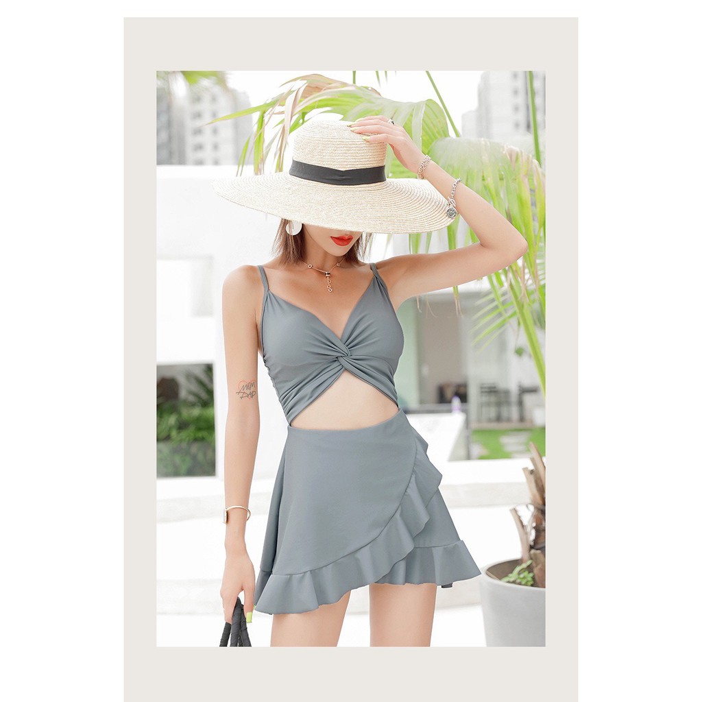 Bikini đi biển 🌸FREESHIP 50K🌸 Bộ bikini đi biển cực sang chảnh 2 màu xinh xắn- Đồ bơi nữ xinh xắn | BigBuy360 - bigbuy360.vn