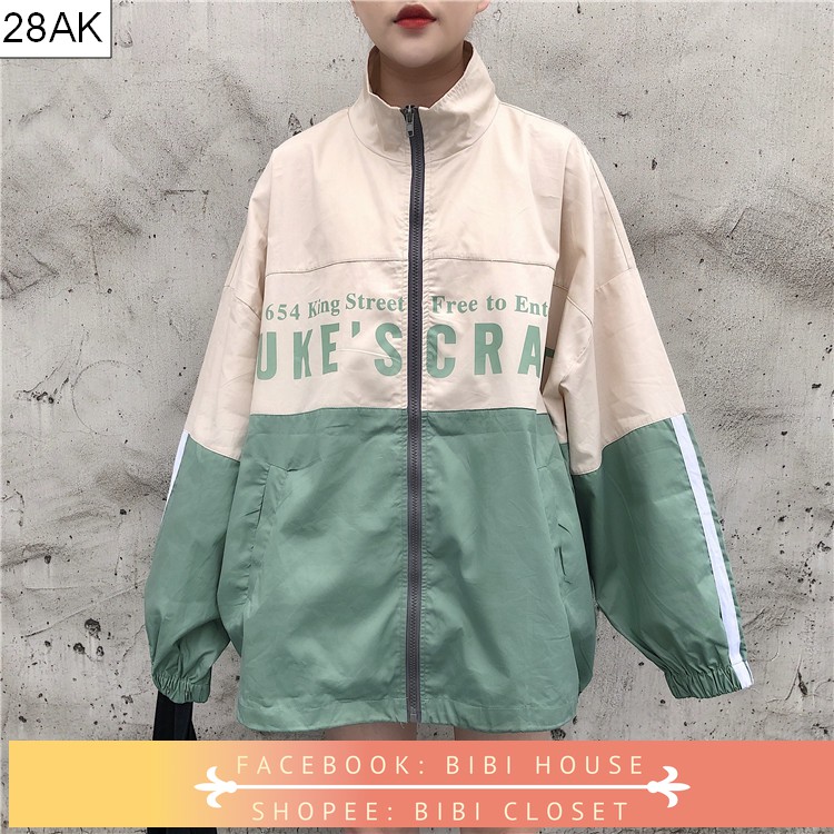 (Sẵn)Áo khoác chống nắng Hàn Quốc form rộng jacket 28AK ( Có feedback)