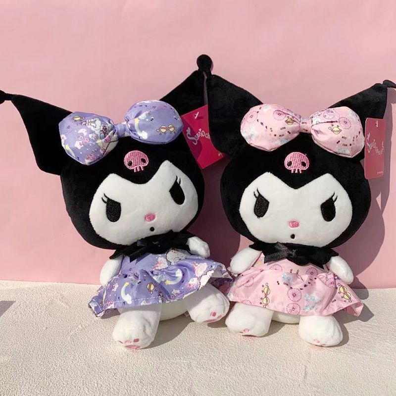 Búp Bê Nhồi Bông Kuromi 20cm Mềm Mại Làm Quà Tặng Cho Bé Gái