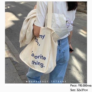 “Favorite” tote bag.