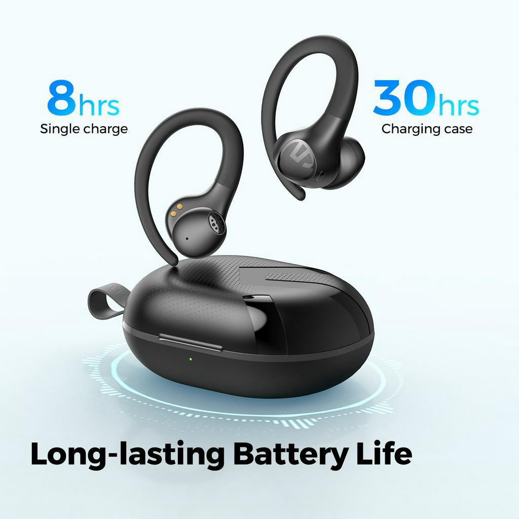 SoundPEATS Tai Nghe Bluetooth 5.3 Không Dây IPX4 Cánh Thiên Thần 2 Móc Vành Tai Có Điều Khiển Cảm Ứng
