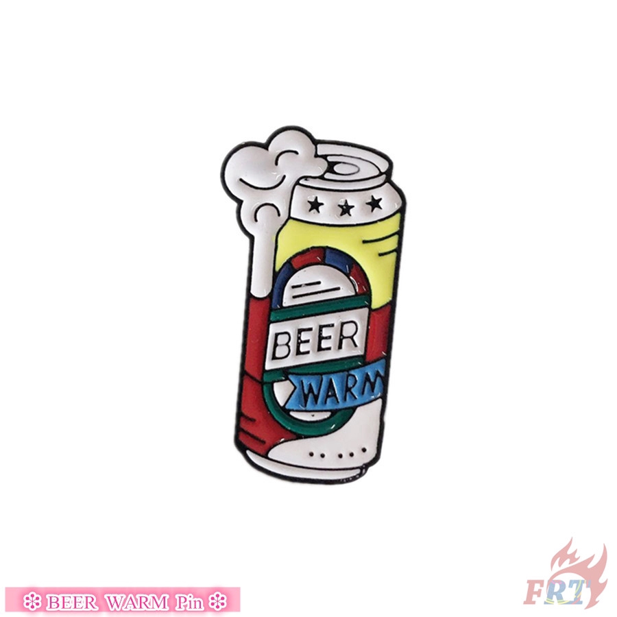> Ready Stock < ❉ BEER WARM Pin ❉1Pc Metal Cosplay Collection Brooches