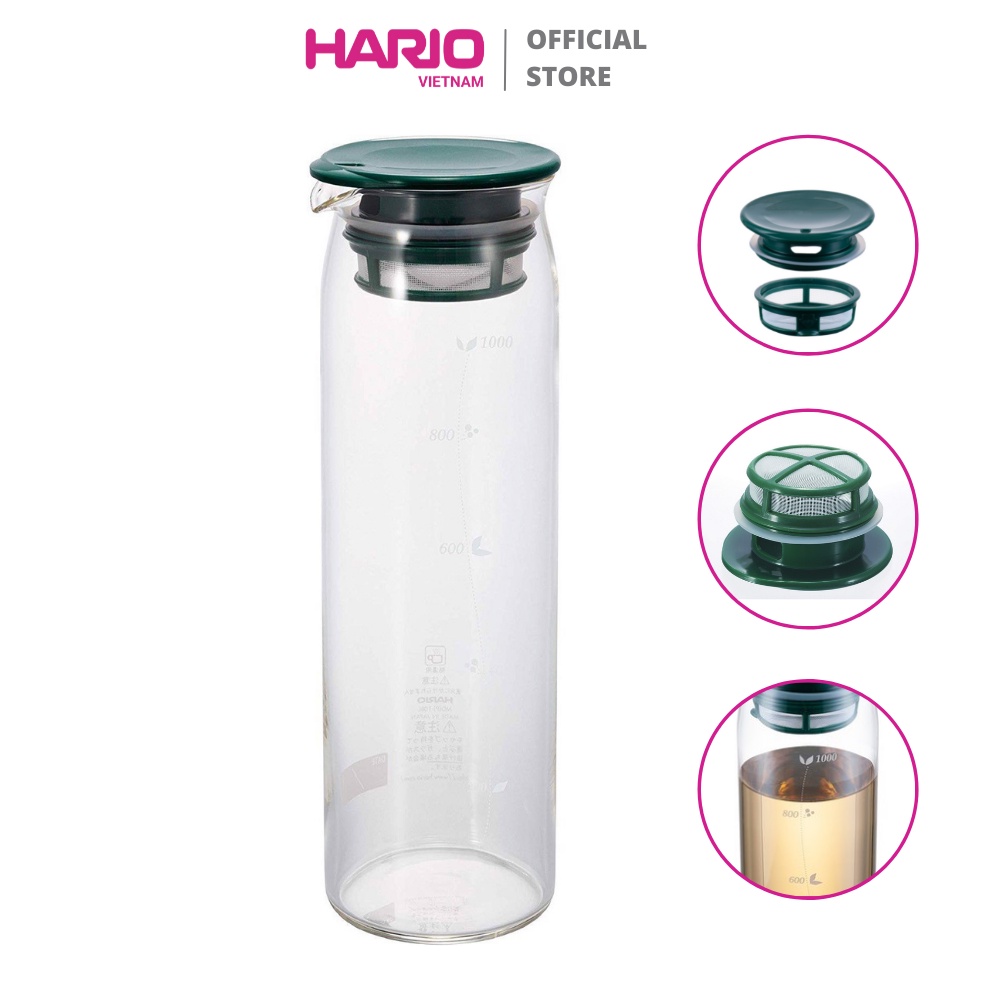 Bình Pha Trà Cold Brew HARIO 1L (MD-10DG)