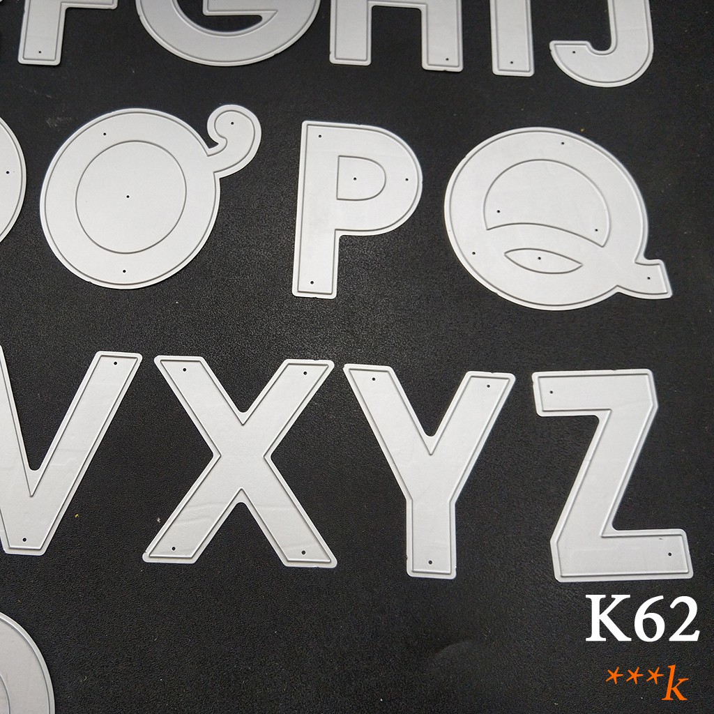 K62 - Khuôn Thép, Khuôn Cắt Chữ In 7cm Font AVO