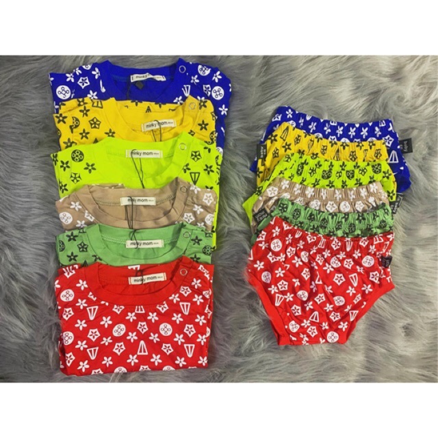 Bộ Thun quần chip lv