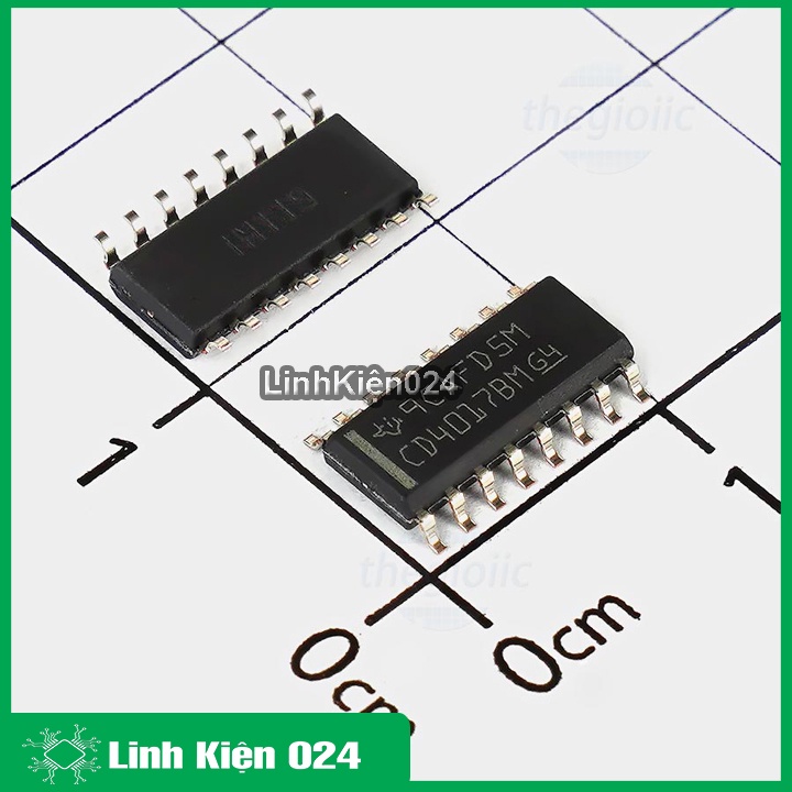 IC Đếm Thập Phân CD4017