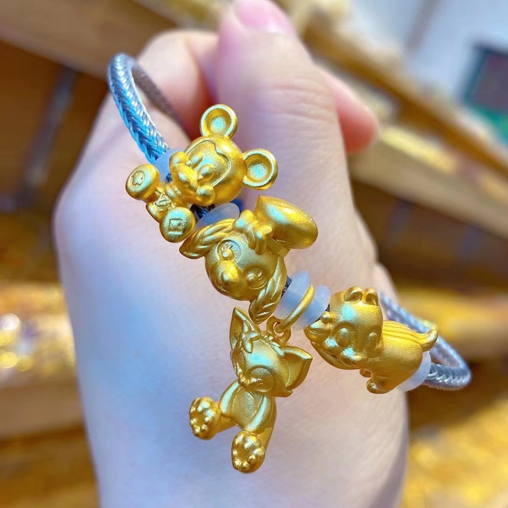 Hạt Xỏ Vòng Tay Hình Chuột Mickey Xinh Xắn