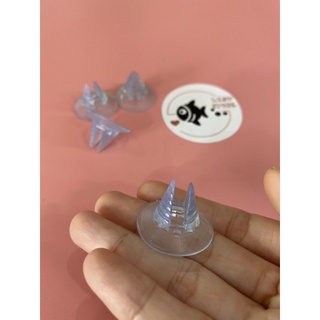 Chân hít NGĂN KÍNH CAO SU giữ kính cá (hít kính 5MM)
