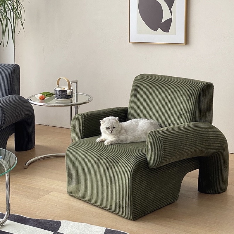 Coduroy Chair - Ghế Sofa đơn vải nhung cao cấp