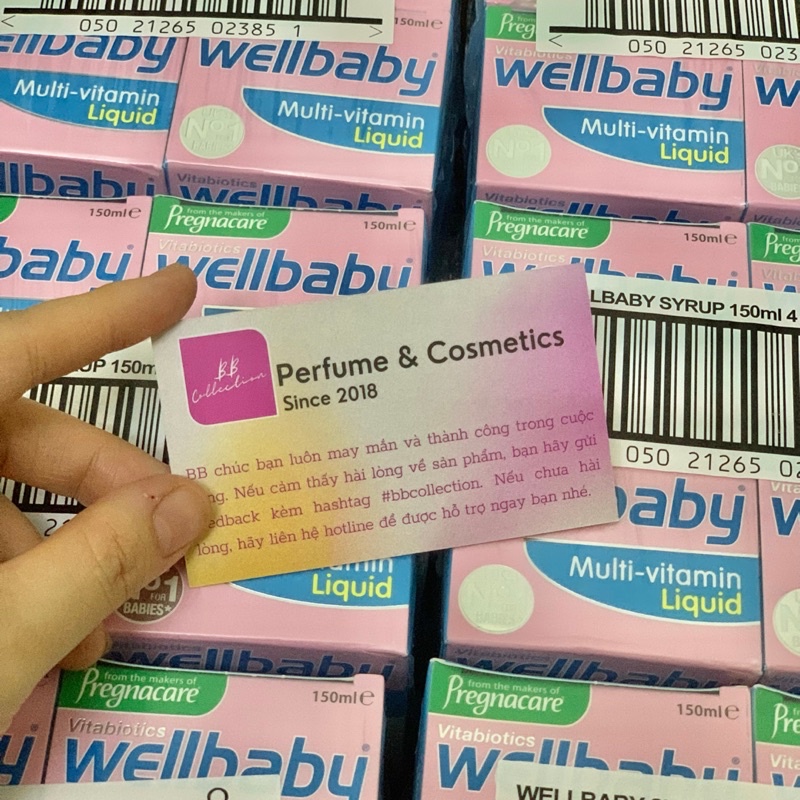 Vitamin tổng hợp Wellbaby Multivitamin liquid cho bé 6 tháng - 4 tuổi