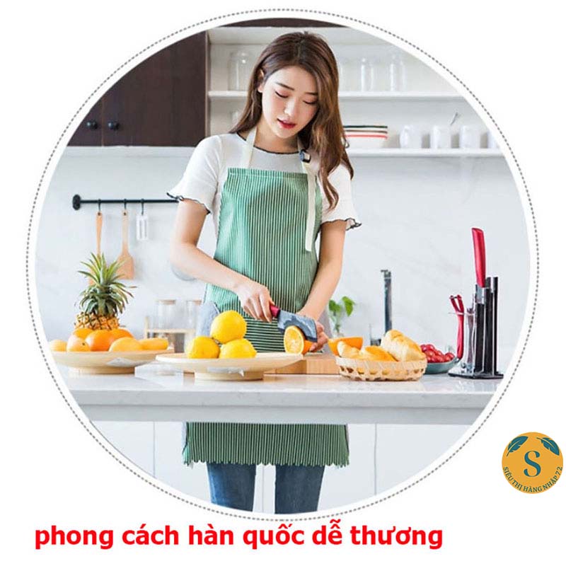 Tạp Dề Cao Cấp Họa Tiết Kẻ Sọc [TẠP DỀ SỌC]