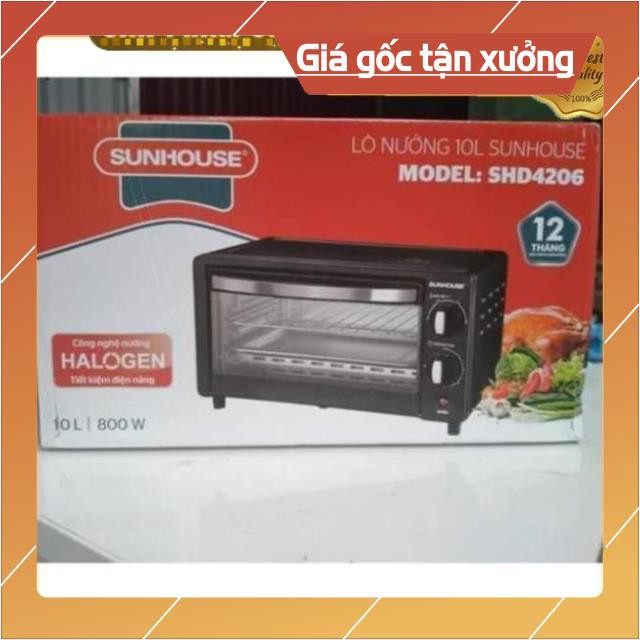 [ HÀNG CHÍNH HÃNG] LÒ NƯỚNG SUNHOUSE SHD4206 [10L]