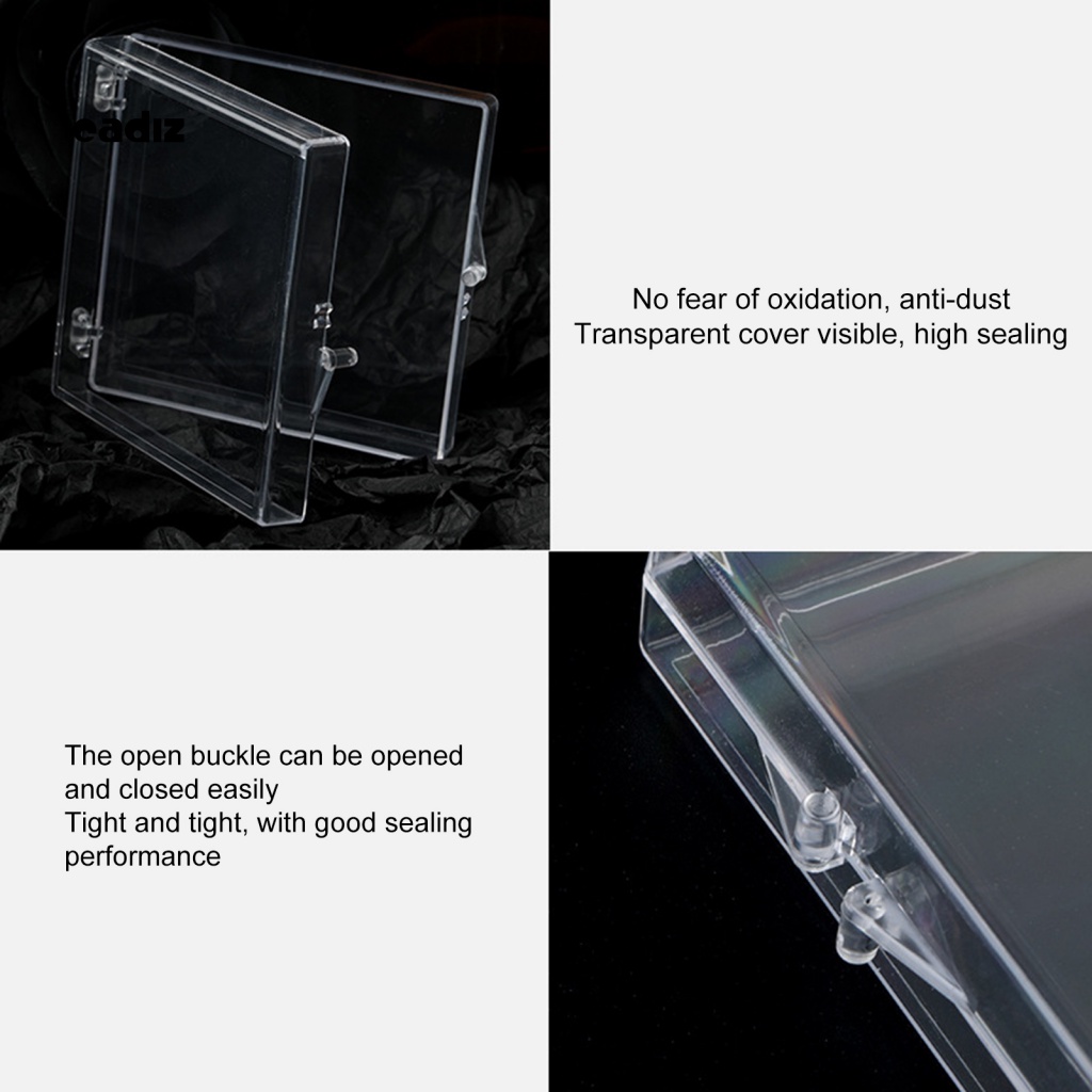 Hộp Đựng Móng Tay Giả Trong Suốt Chuyên Dụng Cho Salon