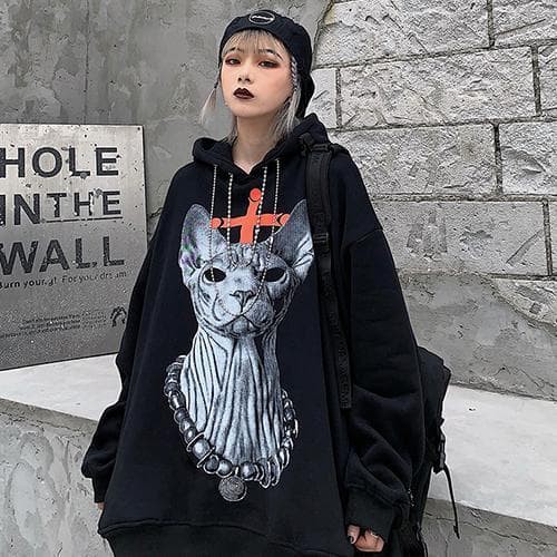 (SẴN) ÁO NỈ LÓT BÔNG SWAG CAT ULZZANG UNISEX ❤ FREESHIP 💚 ÁO HOODIE ULZZANG ❤