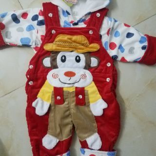 Sét body yếm cho bé gái