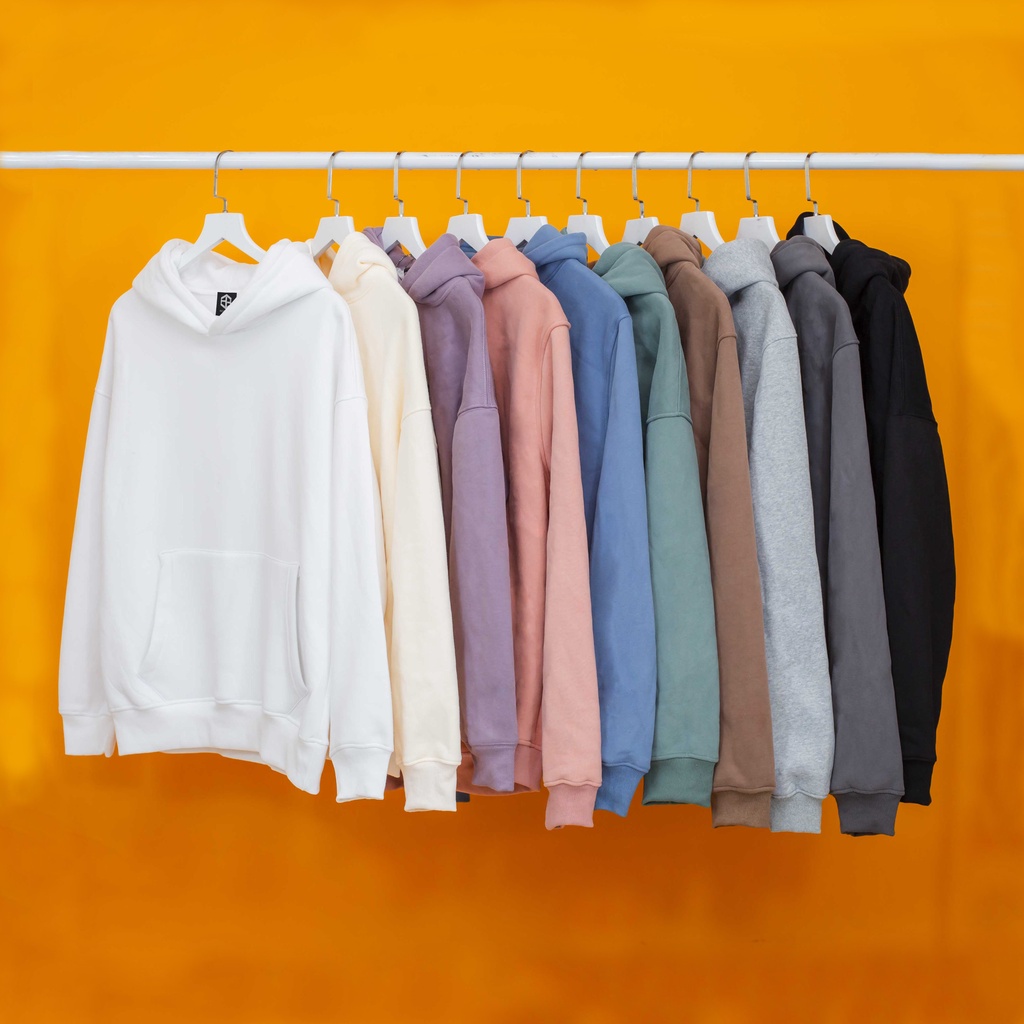 [Mã FAMARAL2 giảm 10K đơn 50K] Áo Nỉ Hoodie trơn nỉ bông DOGO.STORE , áo nỉ unisex nam nữ chất liệu cotton