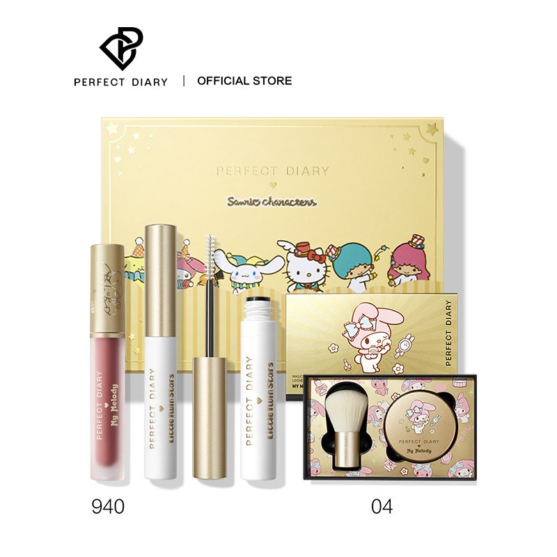 Bộ Mỹ Phẩm Perfect Diary X Sanrio MagicStay 4 Món 25g