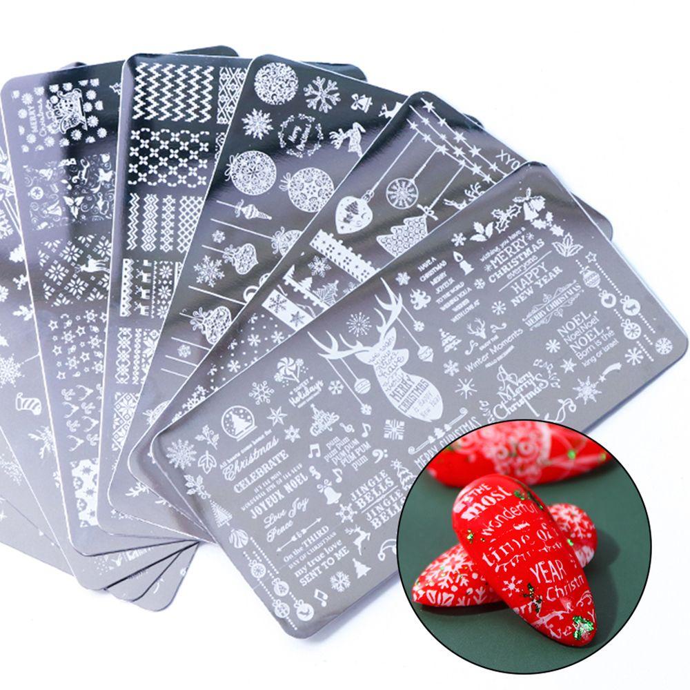 NIUYOU Miếng Dán Trang Trí Móng Tay Nghệ Thuật Mẫu Mới