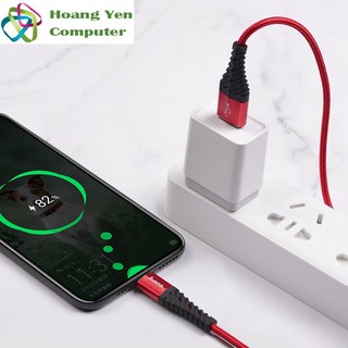 [1M] Cáp Sạc TYPE C Hoco X38 Dài 1M Dây Dù Cho Android - BH 3 Tháng 1 đổi 1 (MÀU SẮC NGẪU NHIÊN) - Hoàng Yến Computer