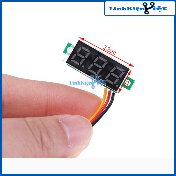 Vôn Kế Điện Tử 0.28 Inch  0-100VDC