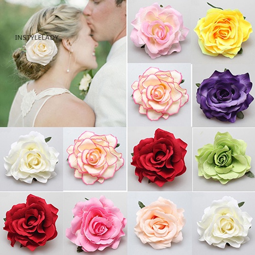 ✌Kẹp Tóc Hoa Hồng Lớn Cho Cô Dâu