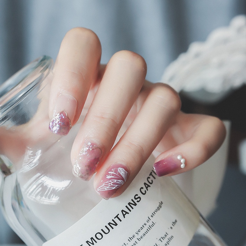 Miếng Dán Trang Trí Móng Tay Hình Đôi Cánh TS307 5D