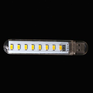 Đèn Led Mini Dc5V 8 Bóng Cổng Usb Cho Máy Tính