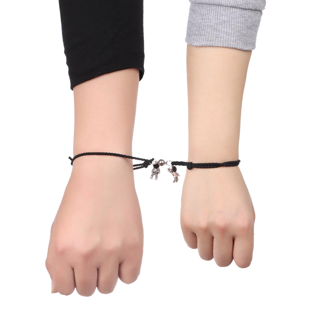 1/2/4 Vòng Cổ/ Vòng Tay Cho Những Người Yêu Thích Phi Hành Gia Phong Cách Punk Unisex