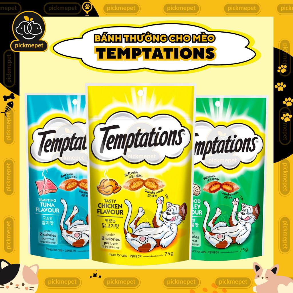 Snack Bánh Thưởng Temptations cho Mèo Mọi Lứa Tuổi 75g