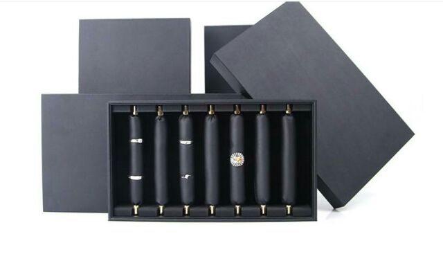 Hộp Đựng Nhẫn Chất Liệu Da PU Đen Cao Cấp Có Nắp Chín Hãng - KHĐQ