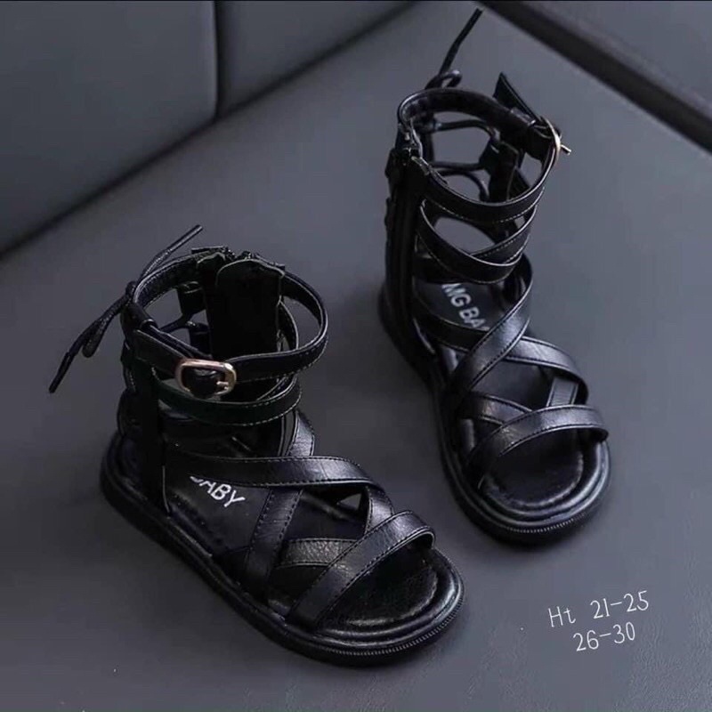 Sandal dây chiến binh cho bé gái