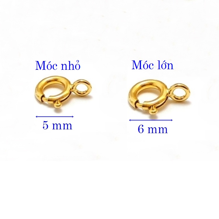 Móc trang sức tròn dùng làm hoặc thay thế các móc trên trang sức, móc mạ chân không