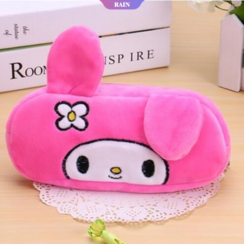 Túi Đựng Bút Sức Chứa Lớn Họa Tiết Hello Kitty Dễ Thương Dành Cho Nữ