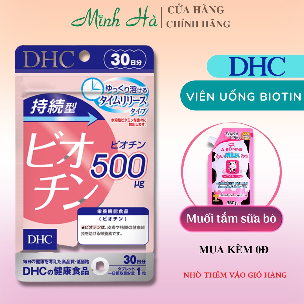 Viên uống Biotin DHC hỗ trợ mọc tóc 30 ngày