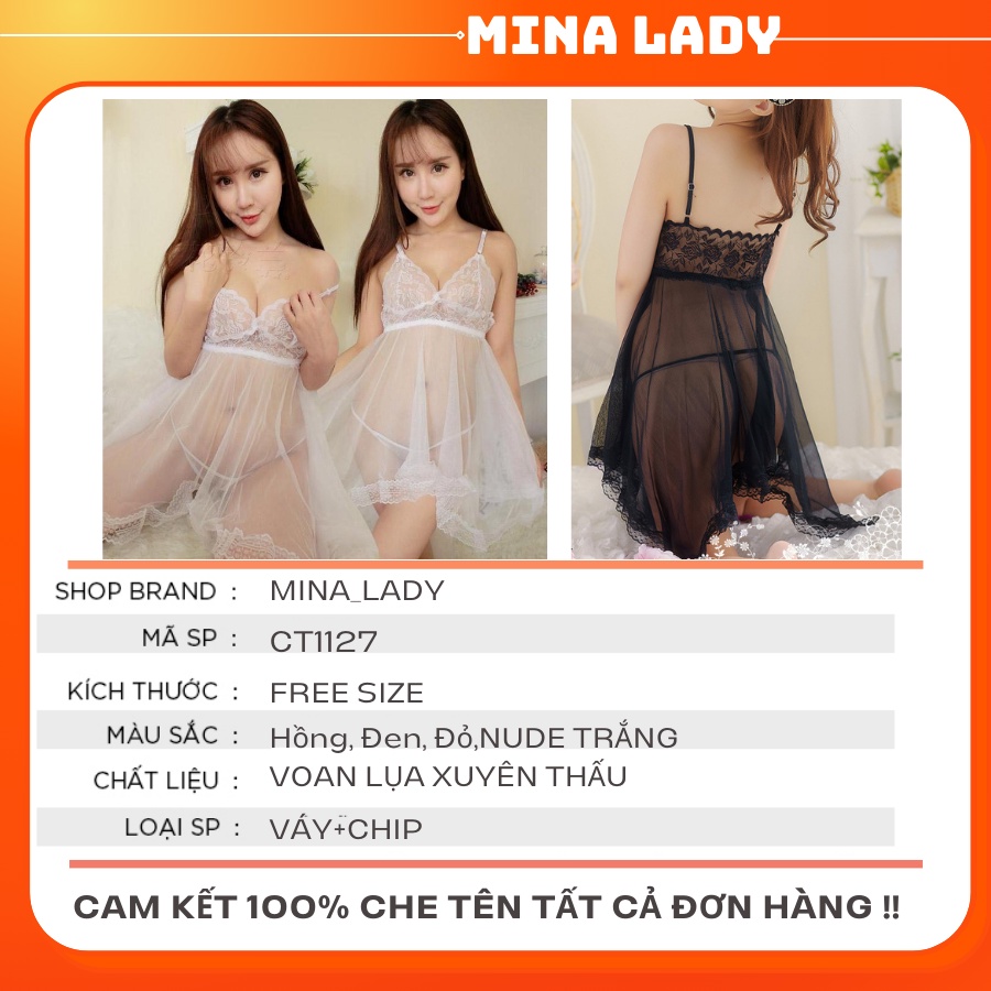 Váy ngủ sexy ren Mỏng huyền bí giá rẻ (SEXY MỎNG Nhiều màu, 40-80kg sẵn hàng)