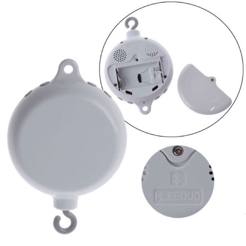 (Hàng loại 1) Hộp nhạc treo nôi chạy bằng pin, tự xoay và phát nhạc 35 bài